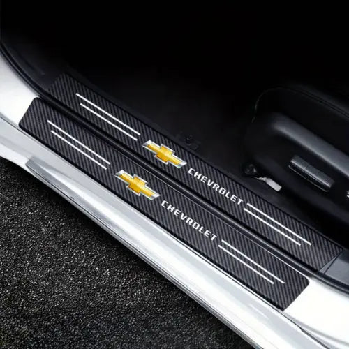 [PAGUE 1 LEVE 4] Protetor Soleira Personalizado Universal Para Carro Carfiber™ + Brinde Grátis