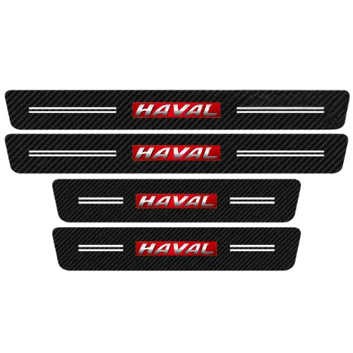 [PAGUE 1 LEVE 4] Protetor Soleira Personalizado Universal Para Carro Carfiber™ + Brinde Grátis
