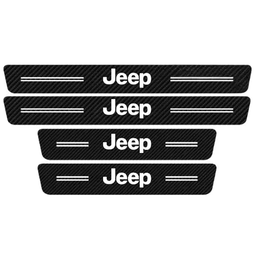 [PAGUE 1 LEVE 4] Protetor Soleira Personalizado Universal Para Carro Carfiber™ + Brinde Grátis