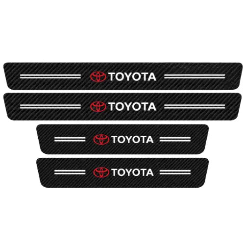 [PAGUE 1 LEVE 4] Protetor Soleira Personalizado Universal Para Carro Carfiber™ + Brinde Grátis