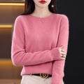 Suéter Feminino Basic Confort 100% Merino Wool