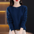Suéter Feminino Basic Confort 100% Merino Wool