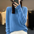Suéter Feminino Basic Confort 100% Merino Wool