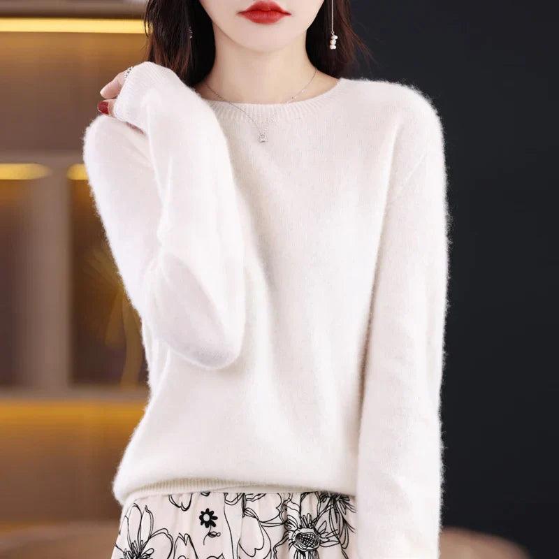 Suéter Feminino Basic Confort 100% Merino Wool