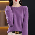 Suéter Feminino Basic Confort 100% Merino Wool