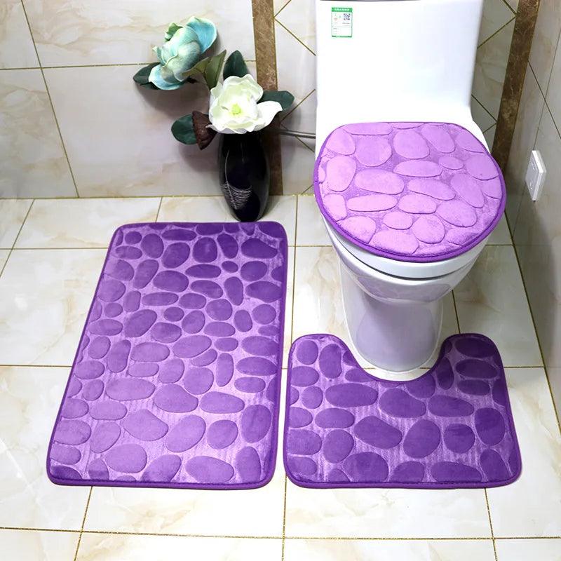 Kit Tapetes Para Banheiro
