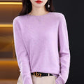 Suéter Feminino Basic Confort 100% Merino Wool