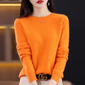 Suéter Feminino Basic Confort 100% Merino Wool
