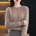 Suéter Feminino Basic Confort 100% Merino Wool