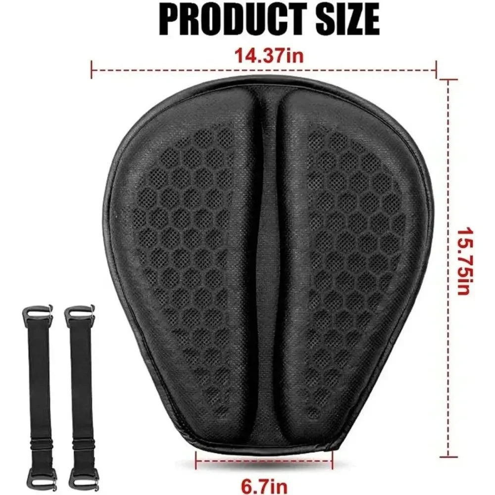 Motorcycle Seat Cushion 3D Honeycomb Anti-slip Motorcycle Gel Seat Cushion Moto