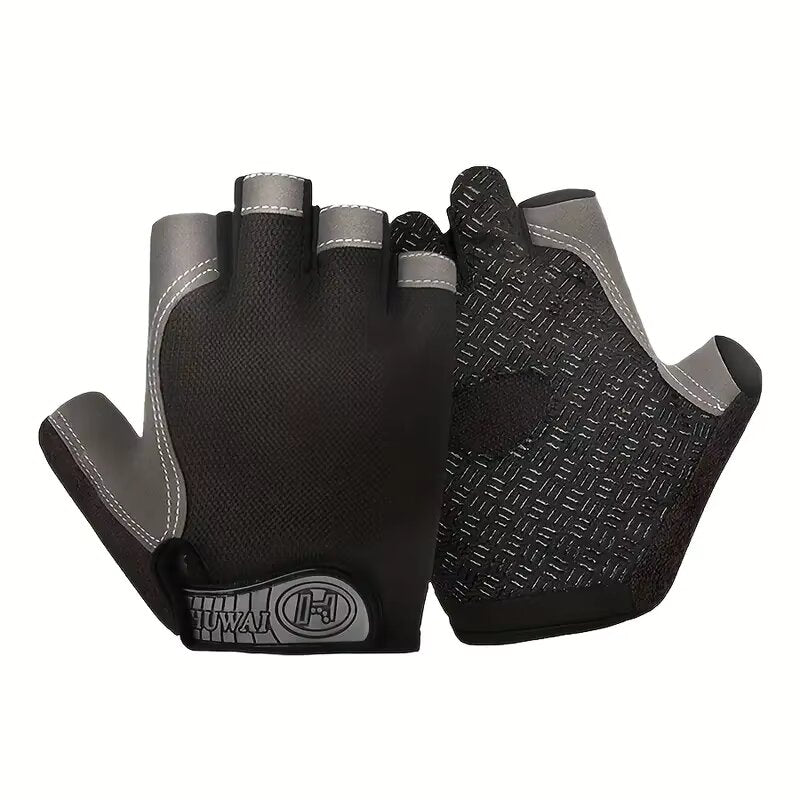 Unisex Sports Half Finger Gloves for Outdoor Cycling And Mountaineering Breathab