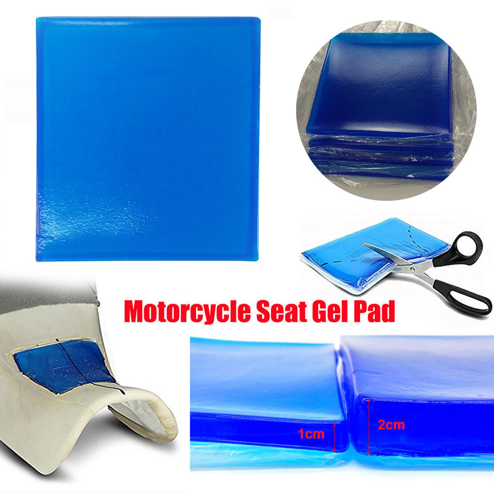 Motorcycle Seat Gel Pad Shock Absorption Mat Motorbike Scooter Comfortable Soft