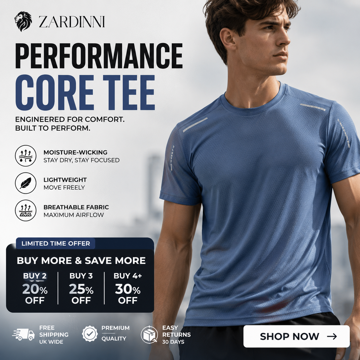 Core Performance Tee Zardinni