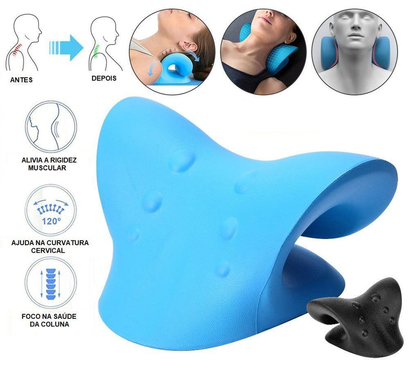 Travesseiro Massageador Ortopédico Cervical